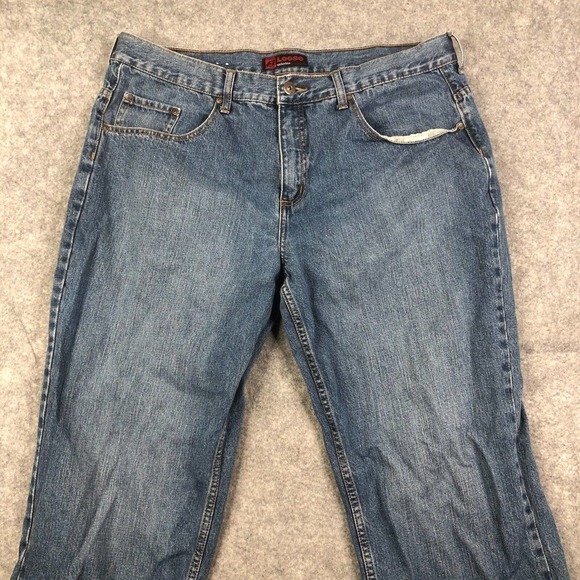 Anchor Blue 38x30 Loose Baggy Vtg 90s Grunge Skate Classic Wash Denim Baggy - Picture 2 of 12